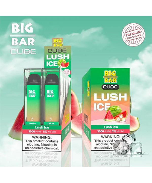 Big Bar CUBE & MAX FLOW DUO Disposable Vape 3000 Puffs