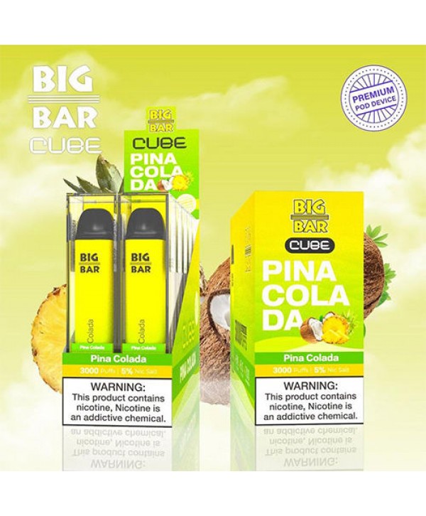 Big Bar CUBE & MAX FLOW DUO Disposable Vape 3000 Puffs