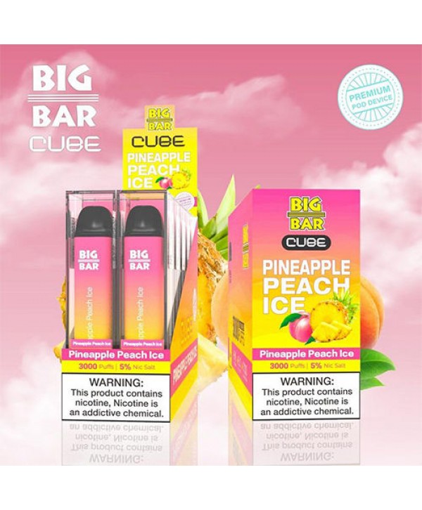 Big Bar CUBE & MAX FLOW DUO Disposable Vape 3000 Puffs