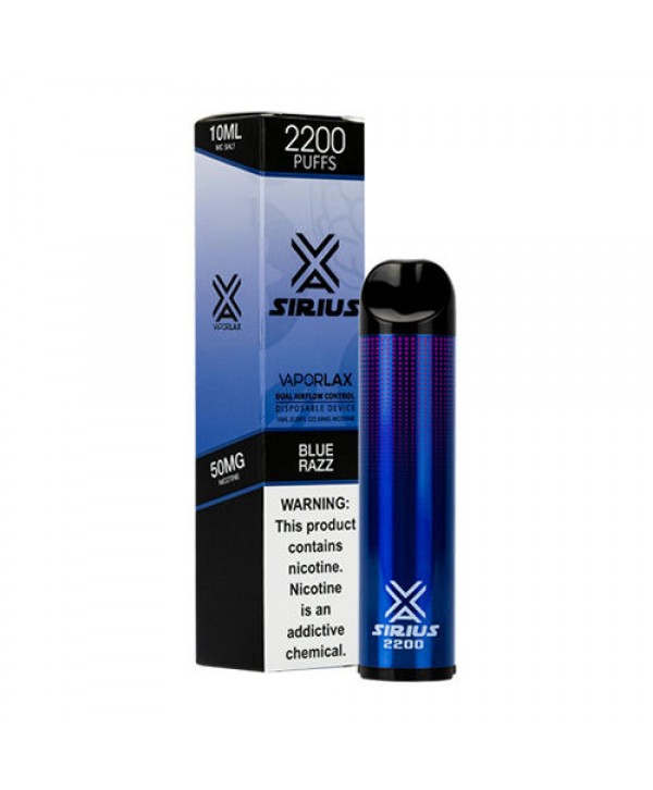 VaporLax Sirius Disposable Vape 2200 Puffs