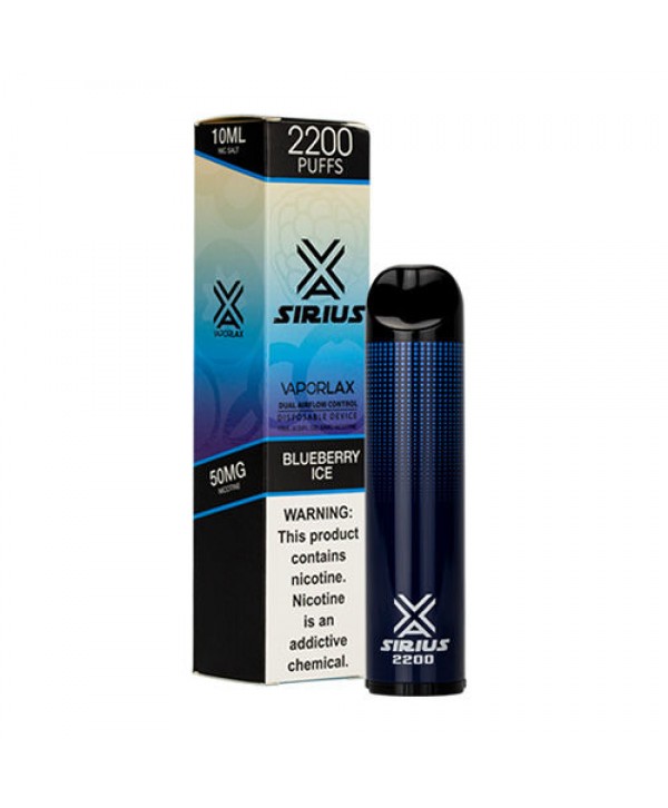 VaporLax Sirius Disposable Vape 2200 Puffs