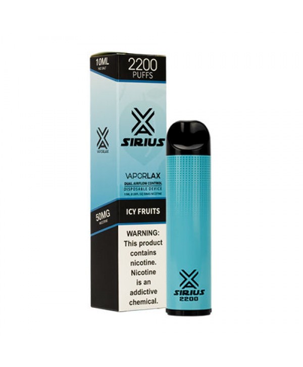 VaporLax Sirius Disposable Vape 2200 Puffs