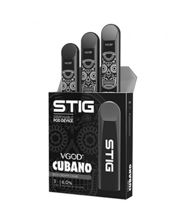 STIG Pods Cubano 3-Pack (Disposable Vape Pods)