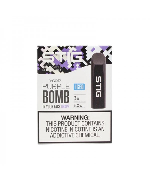 Purple Bomb Ice by VGOD STIG 3 Pack