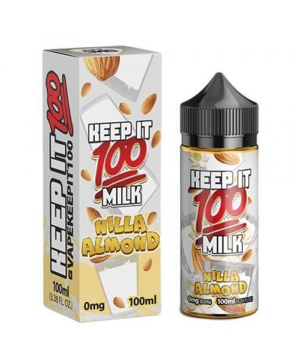 Almond Au Lait (Vanilla Almond Milk) by Keep It 100 Eliquid 100ml