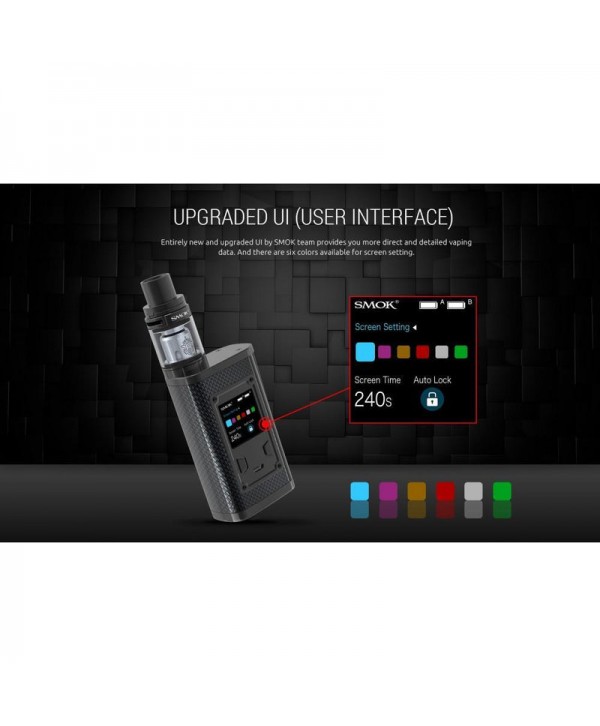 SMOK Majesty 225W TC and TFV8 X-Baby Full Kit