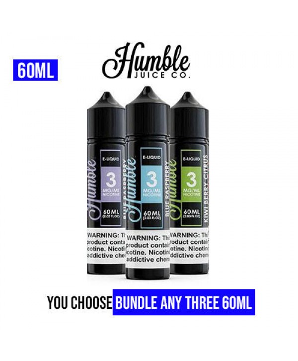 Humble Juice Co 60ml Pick 3 Bundle (180mL)