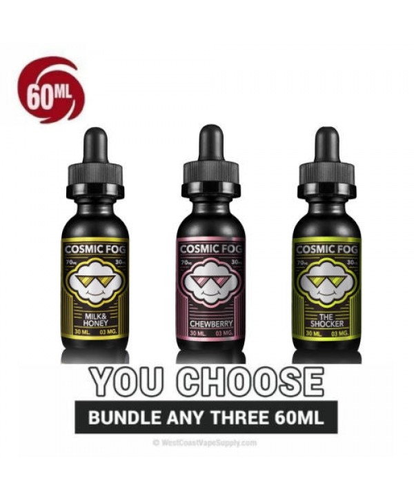 Cosmic Fog 60ml Pick 3 Bundle (180ml)