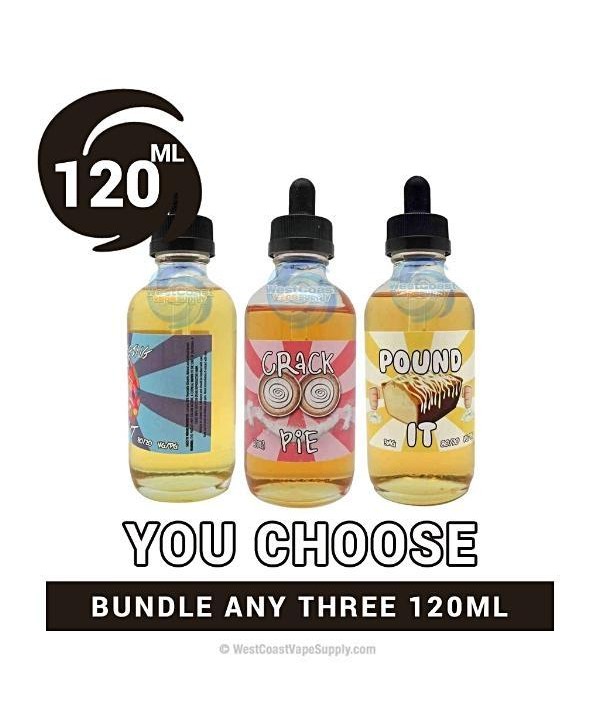 Food Fighter Vape Juice 120ml Pick 3 Bundle (360ml)