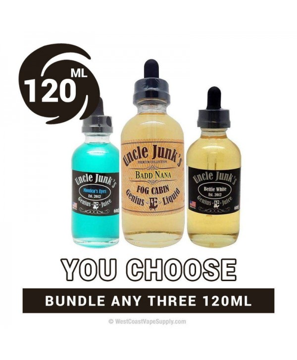 Uncle Junk's 120ml Pick 3 Bundle