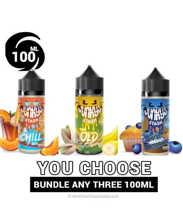 Junkys Stash 100ml Pick 3 Bundle (300ml)