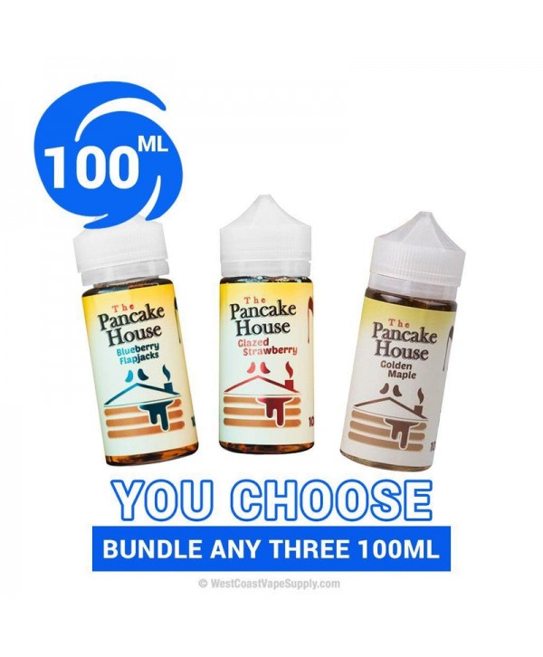 The Pancake House Vape Juice 100ml Pick 3 Bundle