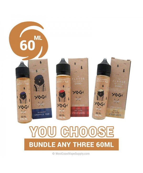 Yogi Vape Juice 60ml Pick 3 Bundle (180ml)