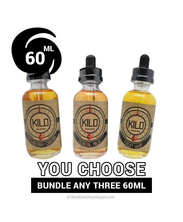 Kilo Vape Juice 60ml Pick 3 Bundle (180ml)