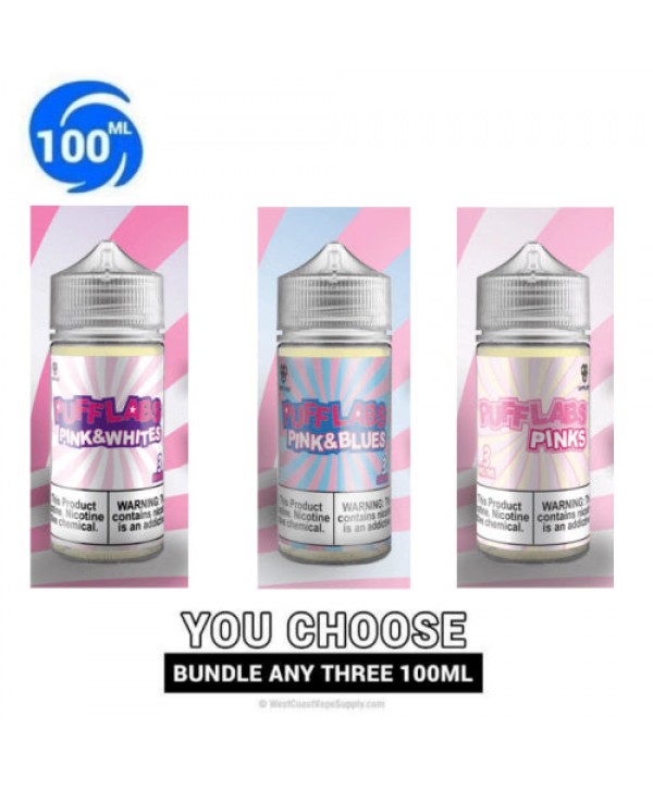 Circus Eliquid by Puff Labs 100ml Pick 3 Bundle (300ml)