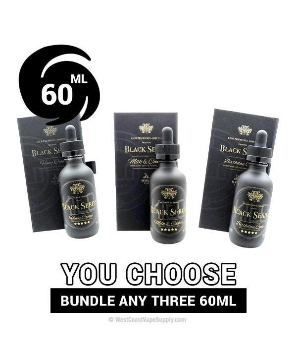 Kilo Black Series Vape Juice 60ml Pick 3 Bundle (180ml)