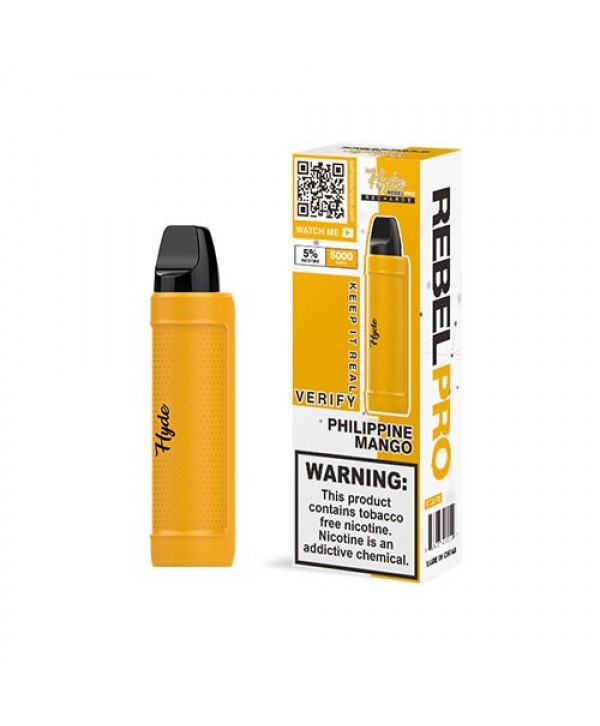 Hyde Rebel Pro RECHARGE Disposable Vape 5000 Puffs