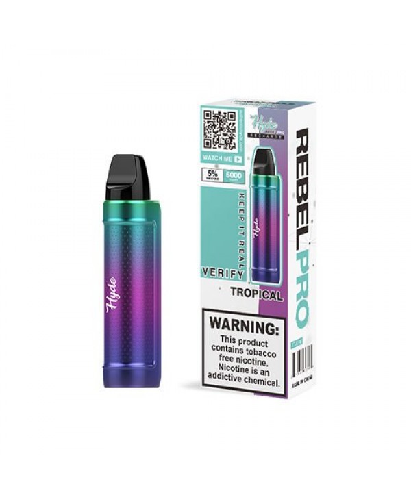 Hyde Rebel Pro RECHARGE Disposable Vape 5000 Puffs