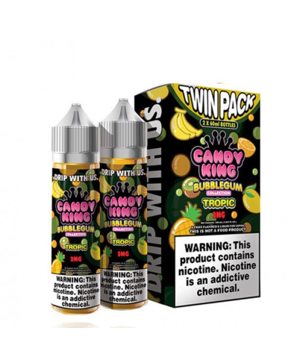 Tropic by Candy King Bubblegum Collection Twin Pack 120ml