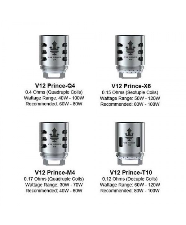 SMOK TFV12 Prince Replacement Coils 3-Pack