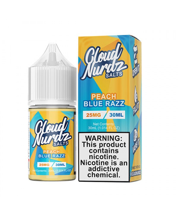 Peach Blue Razz by Cloud Nurdz Salt 30ml