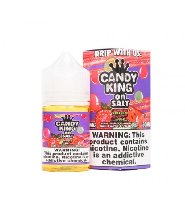 Strawberry Watermelon Bubblegum 30ml by Candy King on Salt