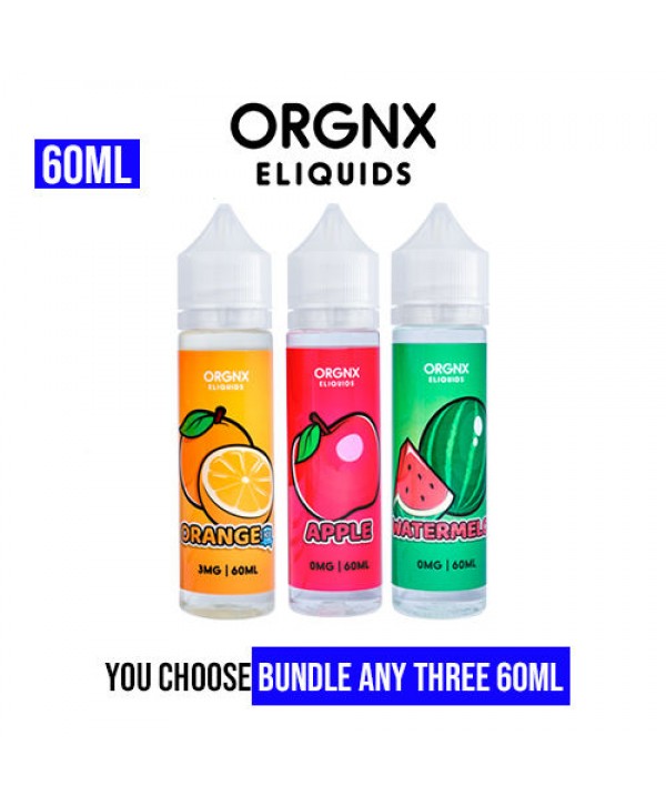 ORGNX ELiquids 60mL Pick 3 Bundle (180mL)