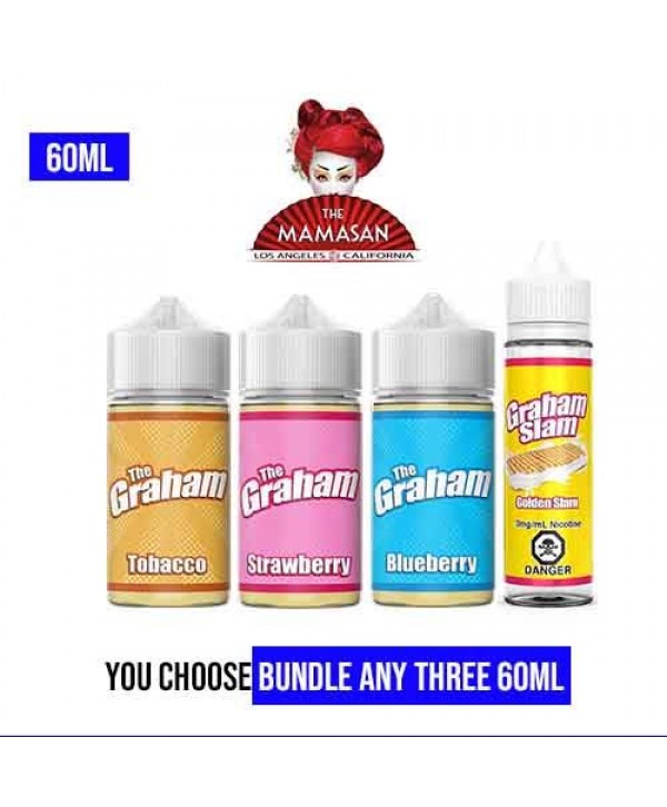 The Mamasan Graham 60mL Pick 3 Bundle (180mL)