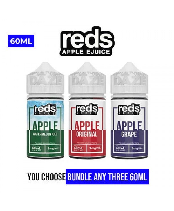 Reds Apple 60ML Pick 3 Bundle (180ML)