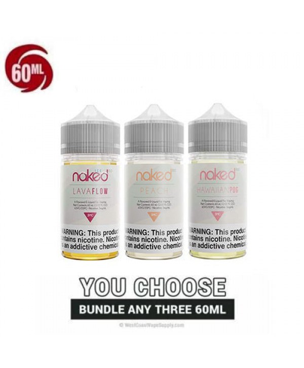 Naked Vape Juice Pick 3 Bundle (180ml)